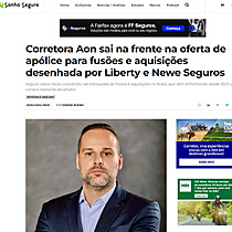 Corretora Aon sai na frente na oferta de aplice para fuses e aquisies desenhada por Liberty e Newe Seguros